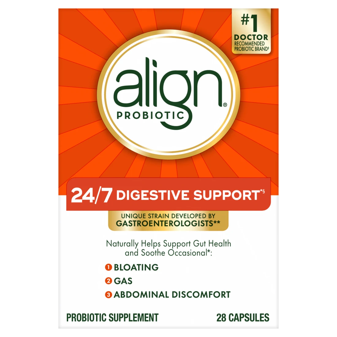Align 24/7 Digestive Support* Probiotic Supplement