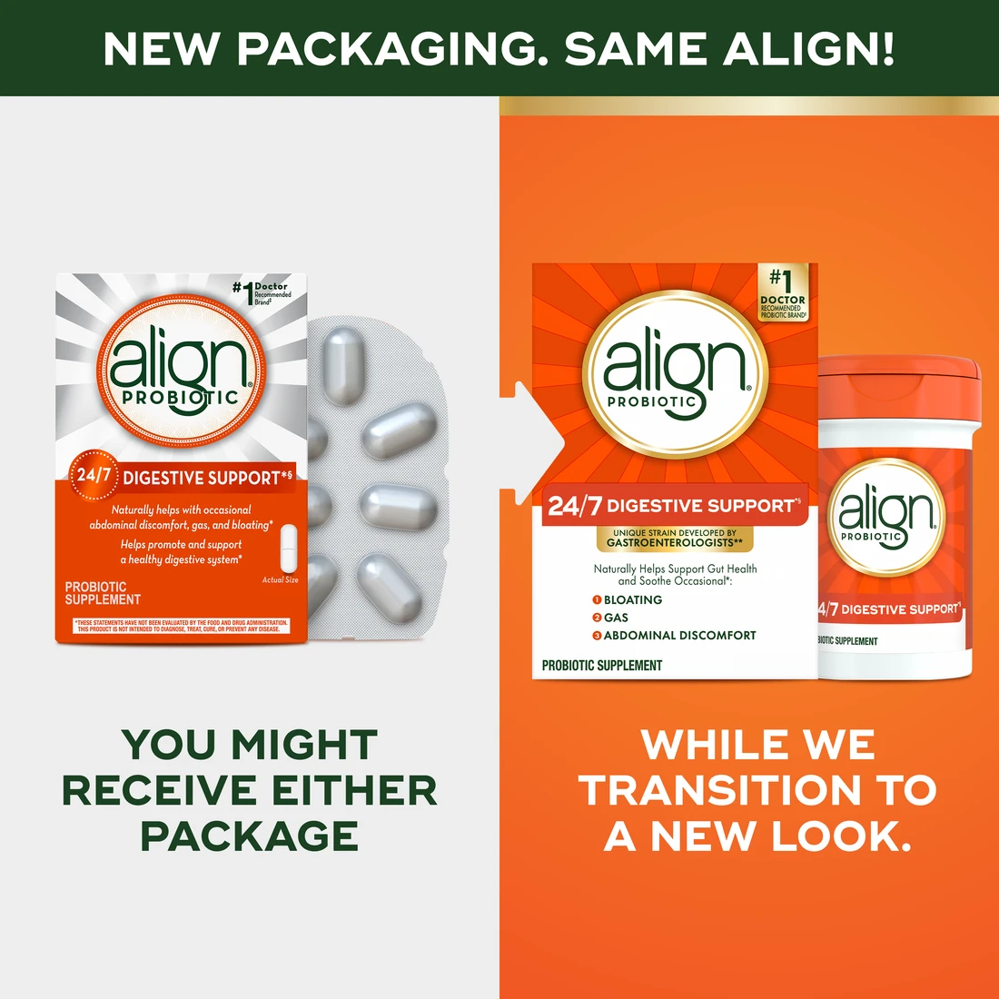 Align 24/7 Digestive Support* Probiotic Supplement