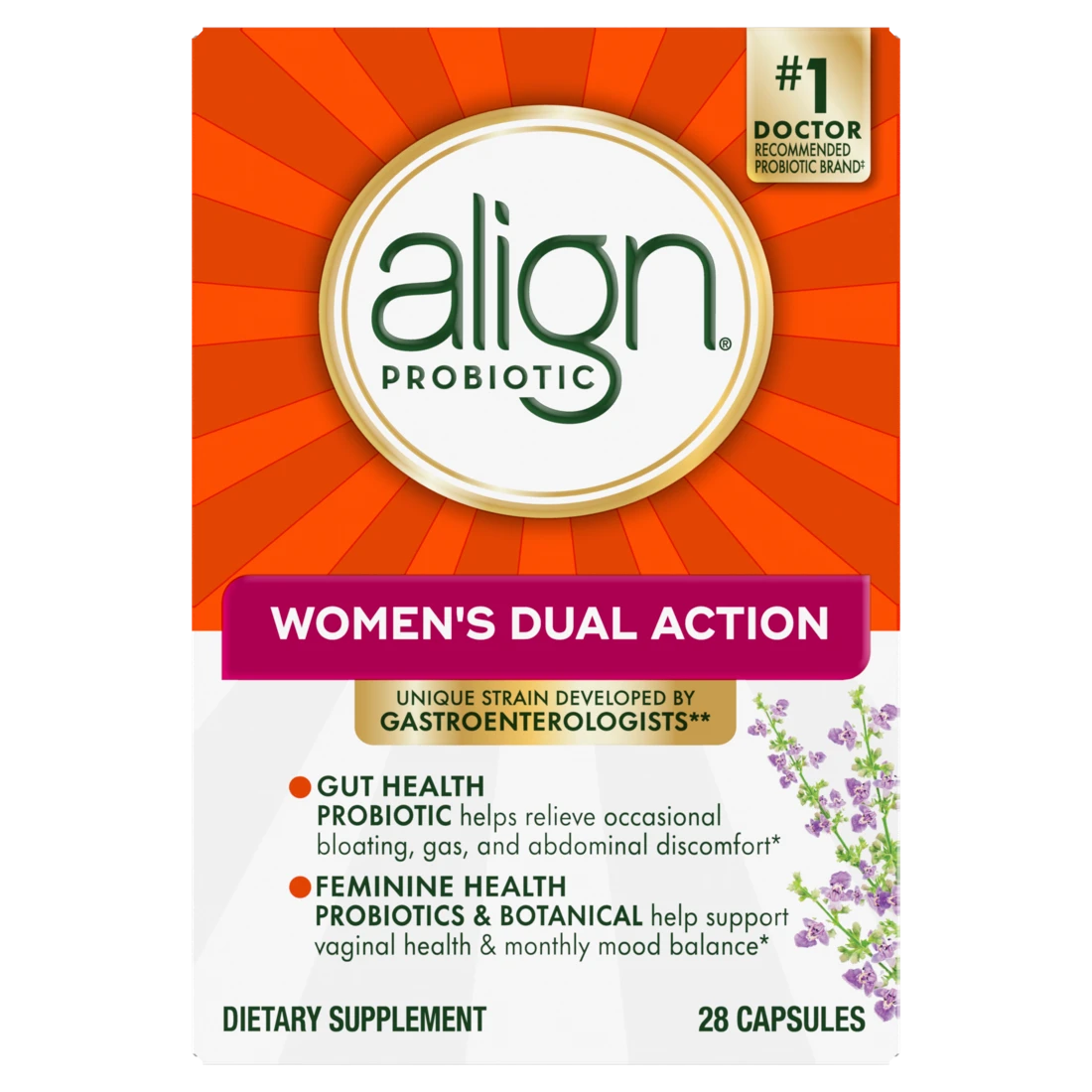 Align Women’s Dual Action Probiotic Supplement